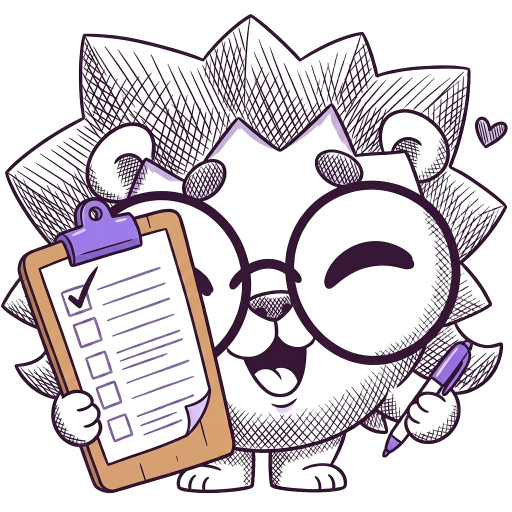 Remi holding a checklist clipboard